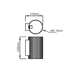kinkiecik.pl Tokio kinkiet 1 Czarny LP-787/1W BK LIGHT PRESTIGE